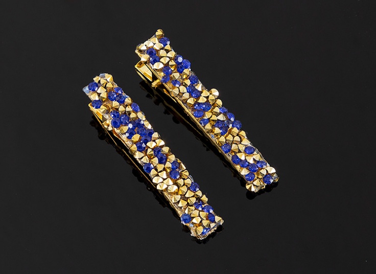 بسته دو عددی گیره مو کریستالی