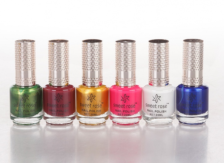 پکیج شش عددی لاک ناخن Sweet Rose