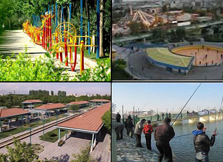 قایقرانی دریاچه بوستان رازی