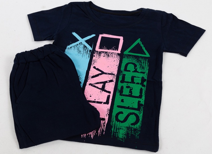 تیشرت شلوارک بچگانه طرح Ps