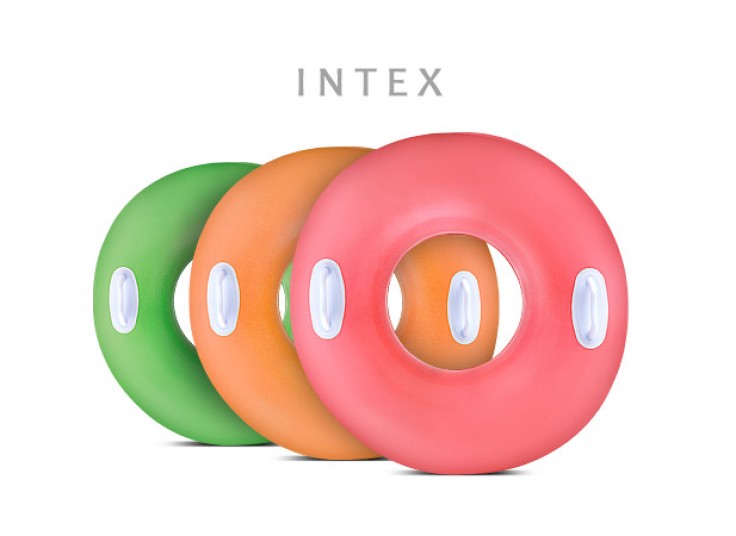 حلقه شنا دسته دار INTEX