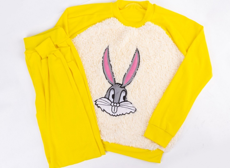 ست بلوز و شلوار زنانه پولیشی