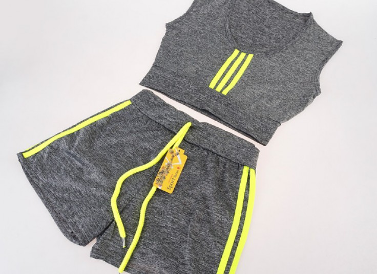 تاپ و شورتک زنانه طرح Adidas