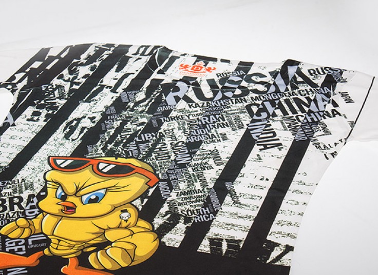 تیشرت آستین بلند زنانه طرح دار