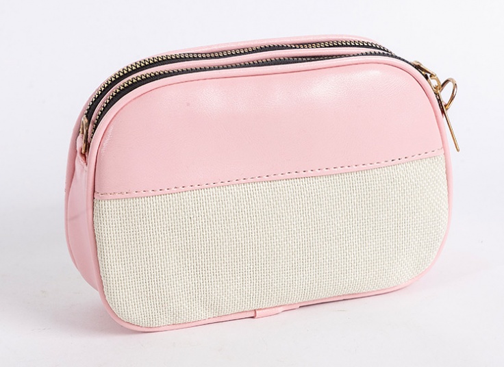 کیف دوشی زنانه دو زیپ