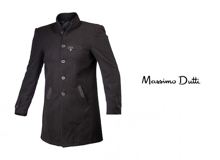 پالتو یقه دیپلمات Massimo Dutti