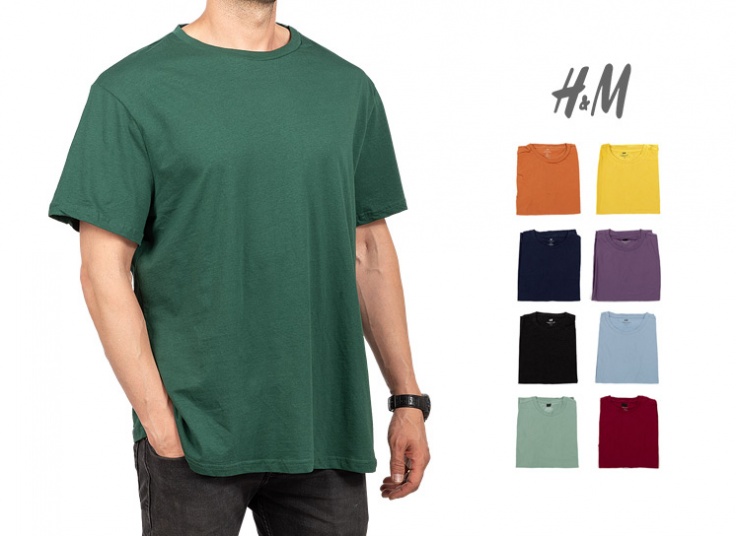 تیشرت ساده مردانه H&M