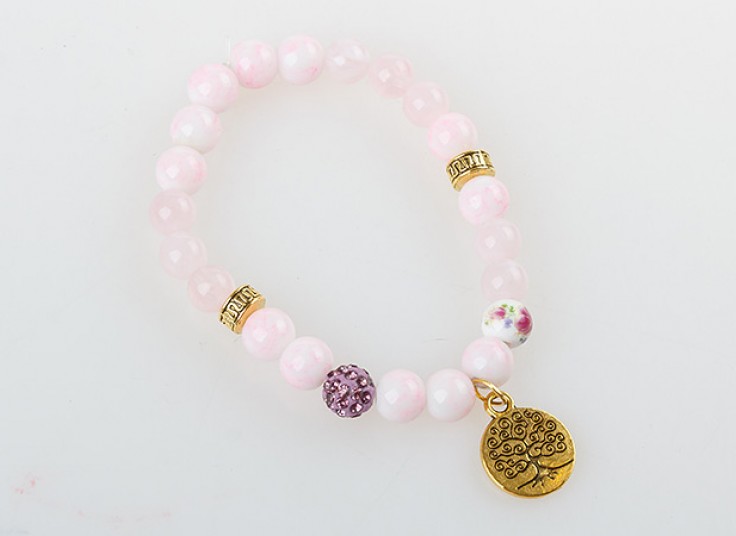 دستبند سنگی آویز دار