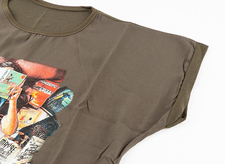 تیشرت زنانه Girl & Book