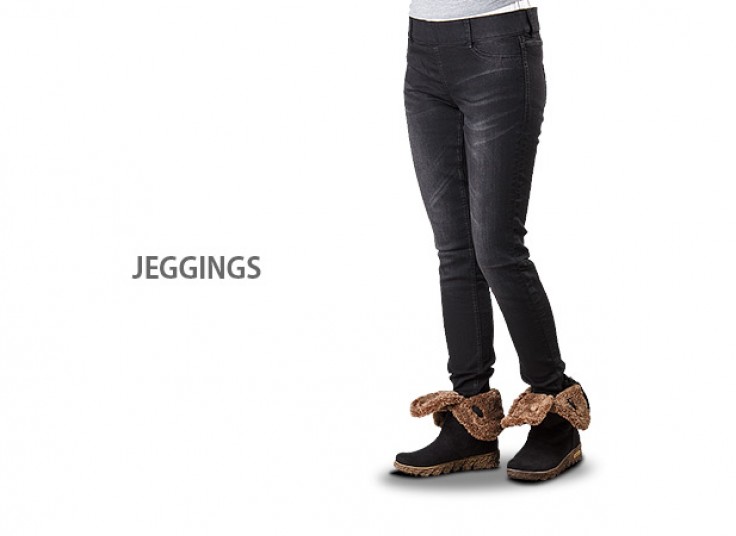 شلوار جین طرح لگ JEGGINGS