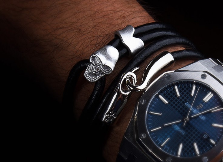 دستبند چرم دوبل