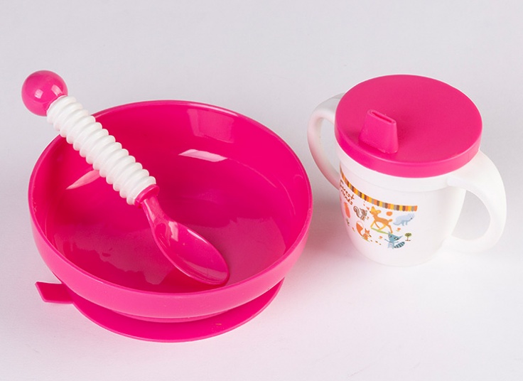 ست سه تکه ظرف غذای کودک D&R