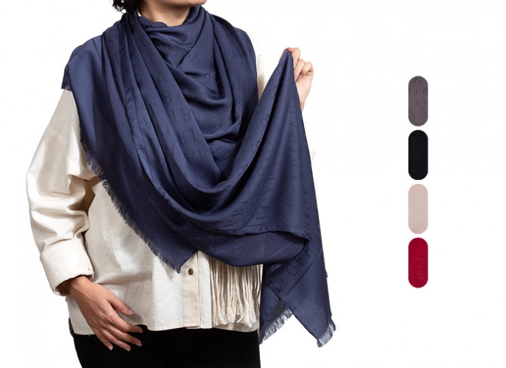 شال زنانه طرح BULGARI