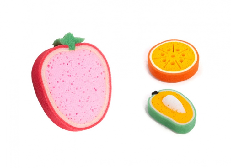 اسفنج شستشو طرح میوه