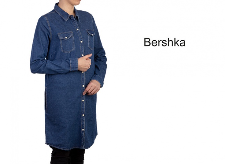 مانتو جین Bershka