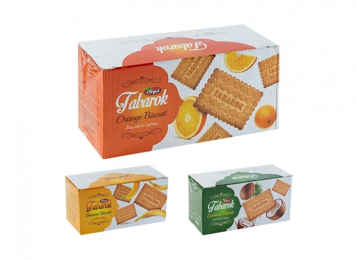 بیسکوییت طعم‌دار تبرک