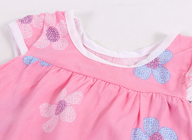 لباس دو تکه نخی دخترانه