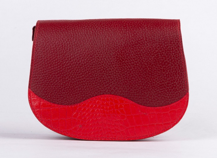 کیف دوشی چرم طبیعی زنانه Saddle