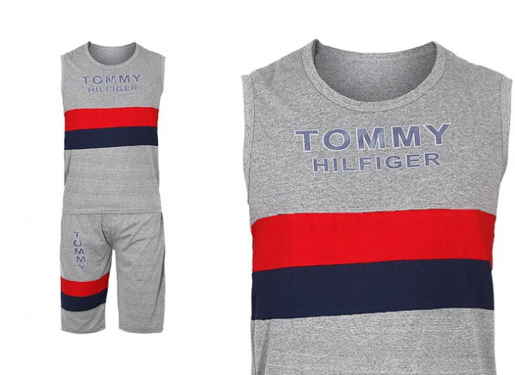 حلقه ای و شلوارک مردانه طرح TOMMY