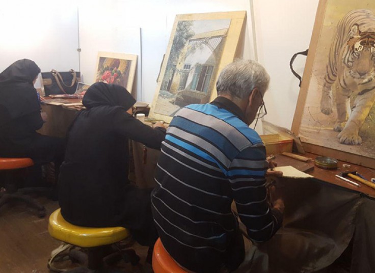 آموزش معرق کاری آموزشگاه رازچوب