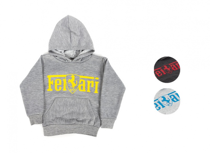 هودی پسرانه طرح Ferrari