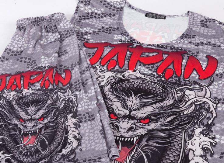 ست رکابی شلوارک طرحدار