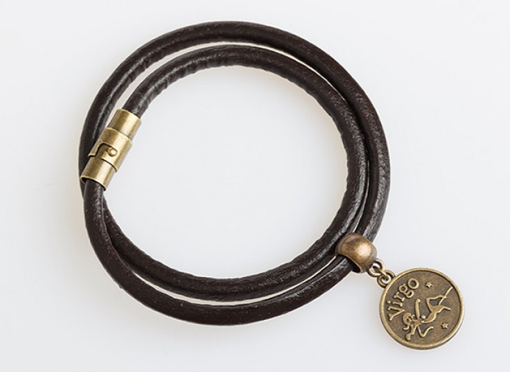 دستبند چرمی ماه تولد