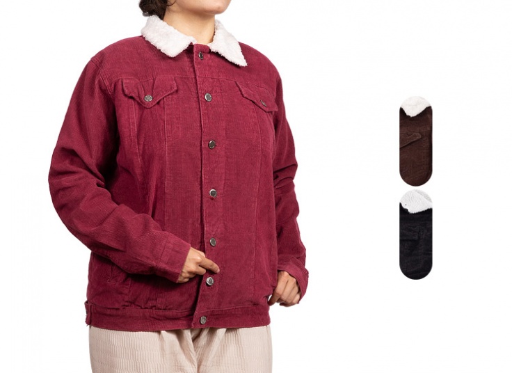 کاپشن مخمل زنانه Pazzo