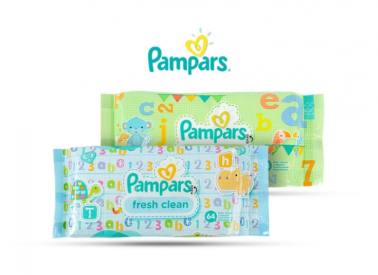 دستمال مرطوب Pampars