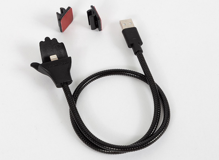 کابل شارژ استنددار Flexible Metal Cable