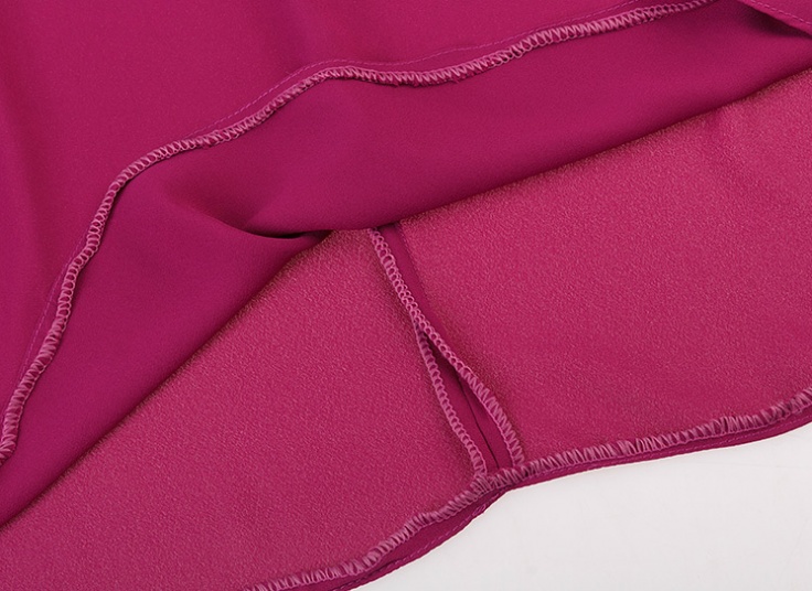 تاپ حریر کرپ یقه مرواریدی