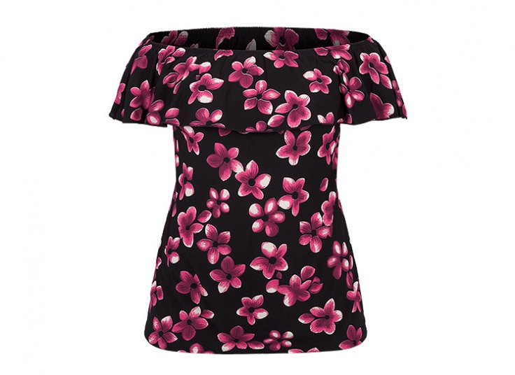 تاپ یقه قایقی Plicate