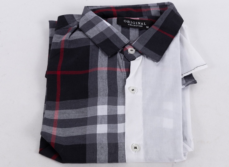 پیراهن چهارخانه مردانه طرح Burberry