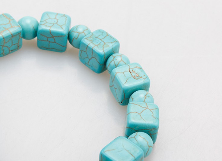 دستبند سنگی طرح فیروزه