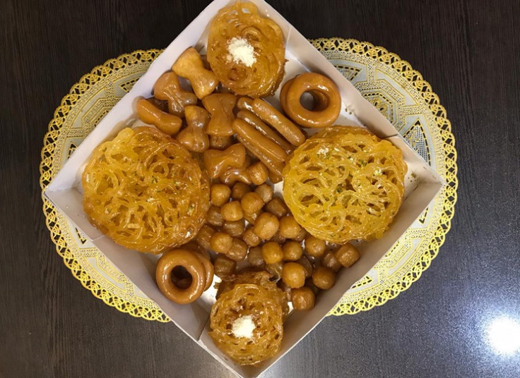 زولبیا و بامیه قنادی ناب