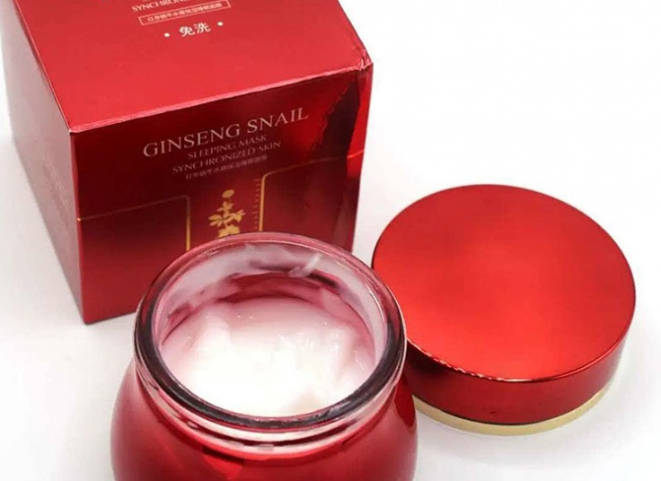 ماسک شب کرمی حلزون و جینسینگ VENZEN