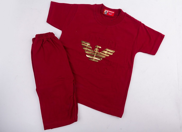 ست بلوز و شلوار برمودا بچگانه