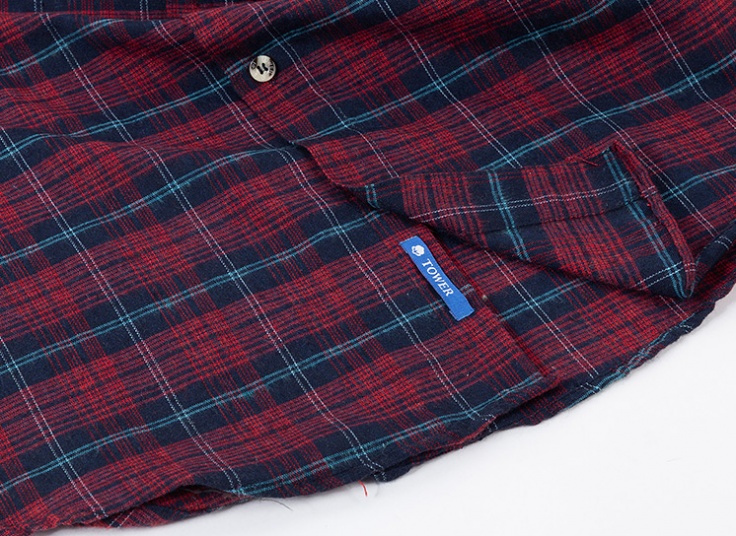 پیراهن چهارخانه پشمی Tower