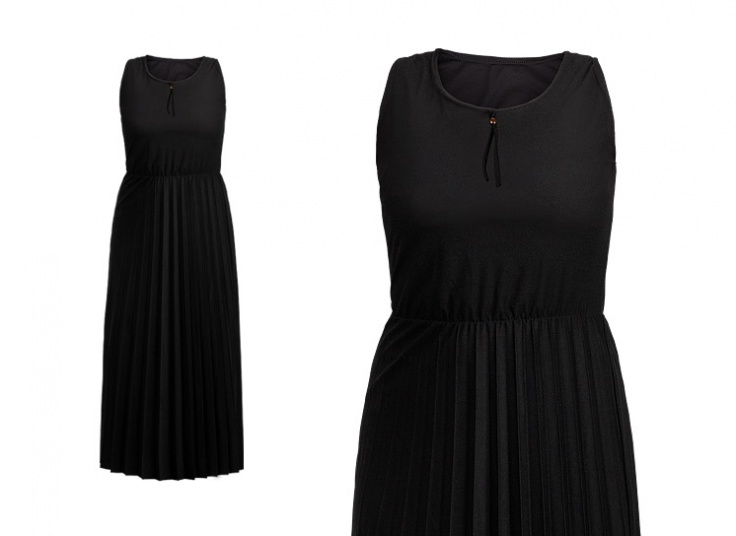 پیراهن ساحلی دامن پلیسه