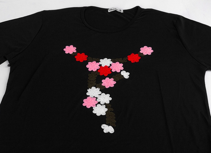 بلوز سایز بزرگ زنانه broidery