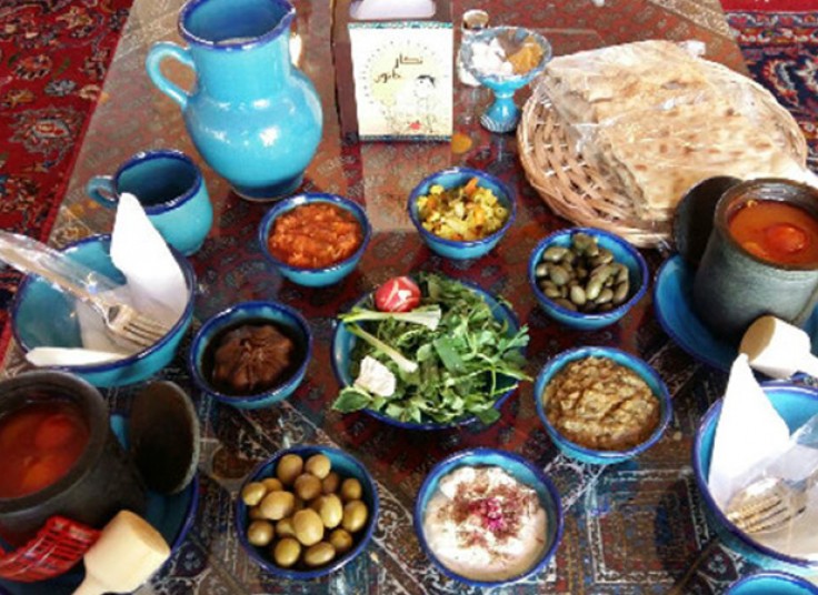 دیزی و سرویس قلیان سفره خانه شبستان