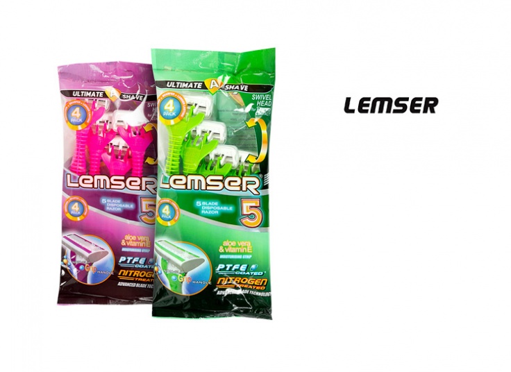 پکیج 4 عددی تیغ اصلاح Lemser
