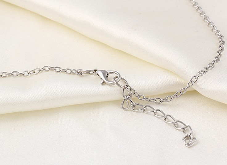 گردنبند زنجیری مدل برگ