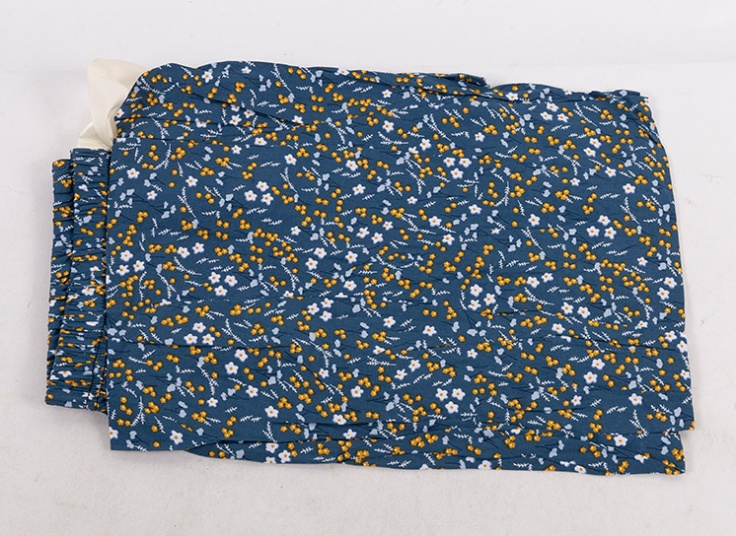 شلوار نخی گلدار PR