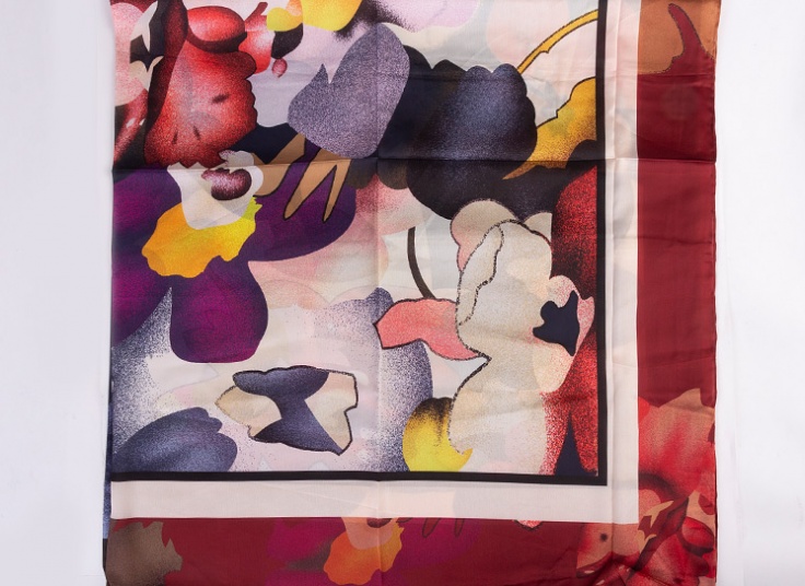 روسری ساتن قواره دار Ziboo