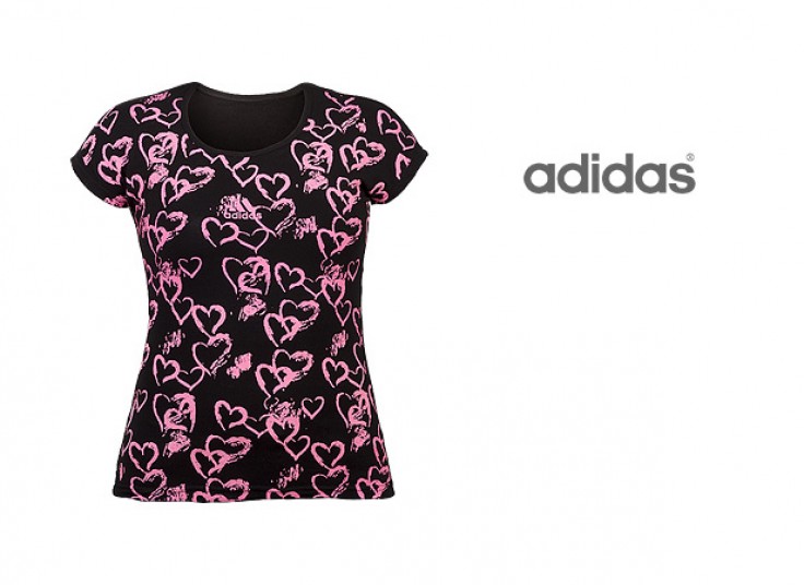 تیشرت زنانه طرح adidas