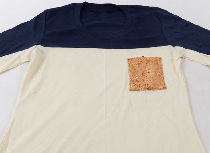 بلوز زنانه ویسکوز پولک‌ دوزی