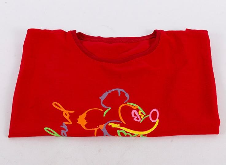 تیشرت کراپ طرح میکی موس