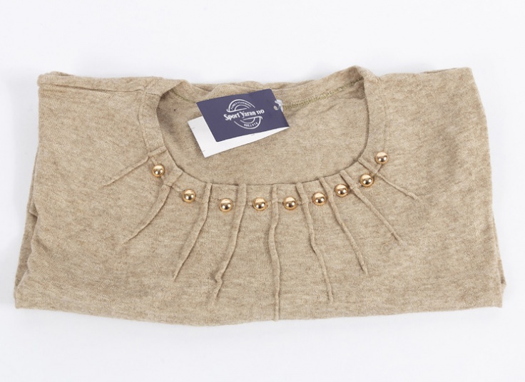 بلوز بافت زنانه جلو پیله دار