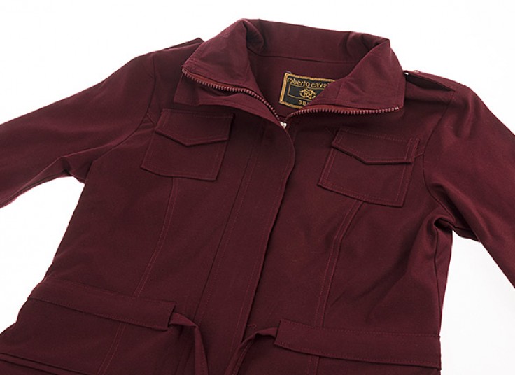 مانتو پاییزه طرح roberto cavalli